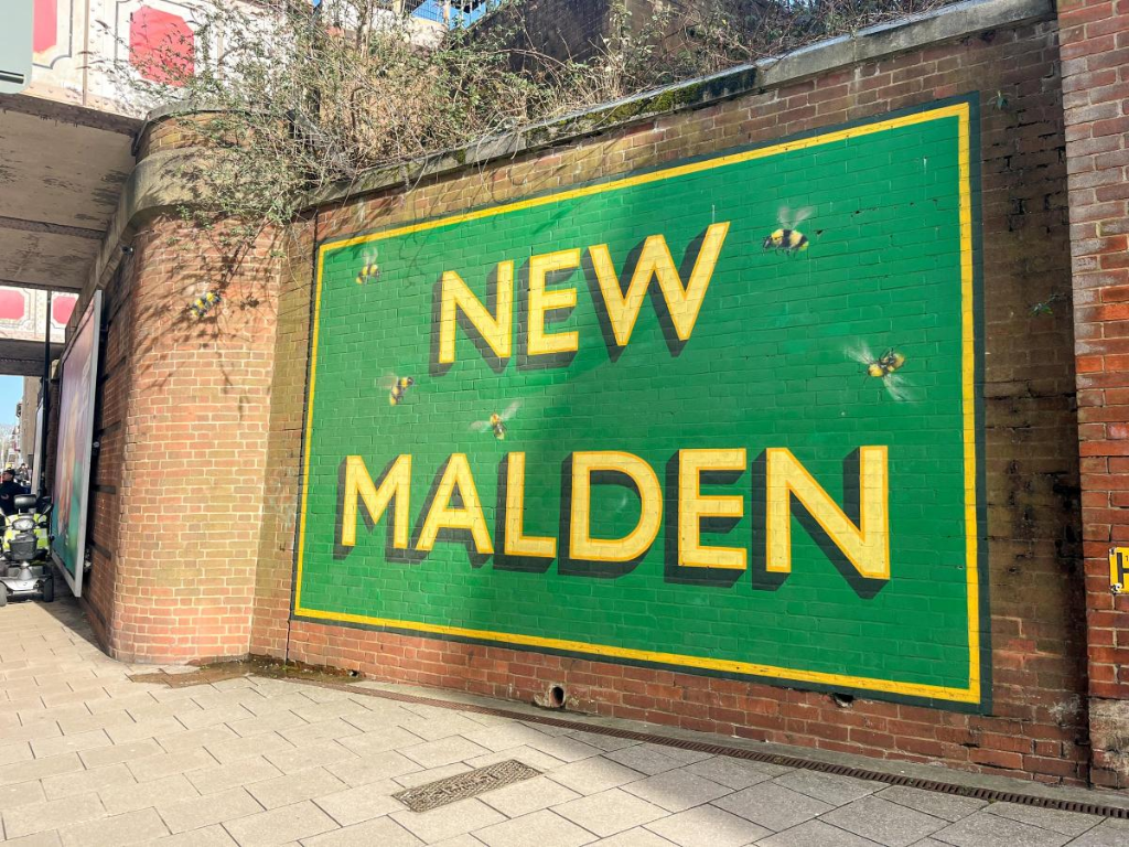 new malden street sign