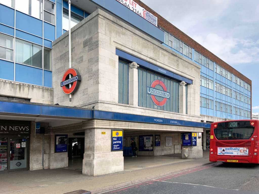 picture of morden underground station