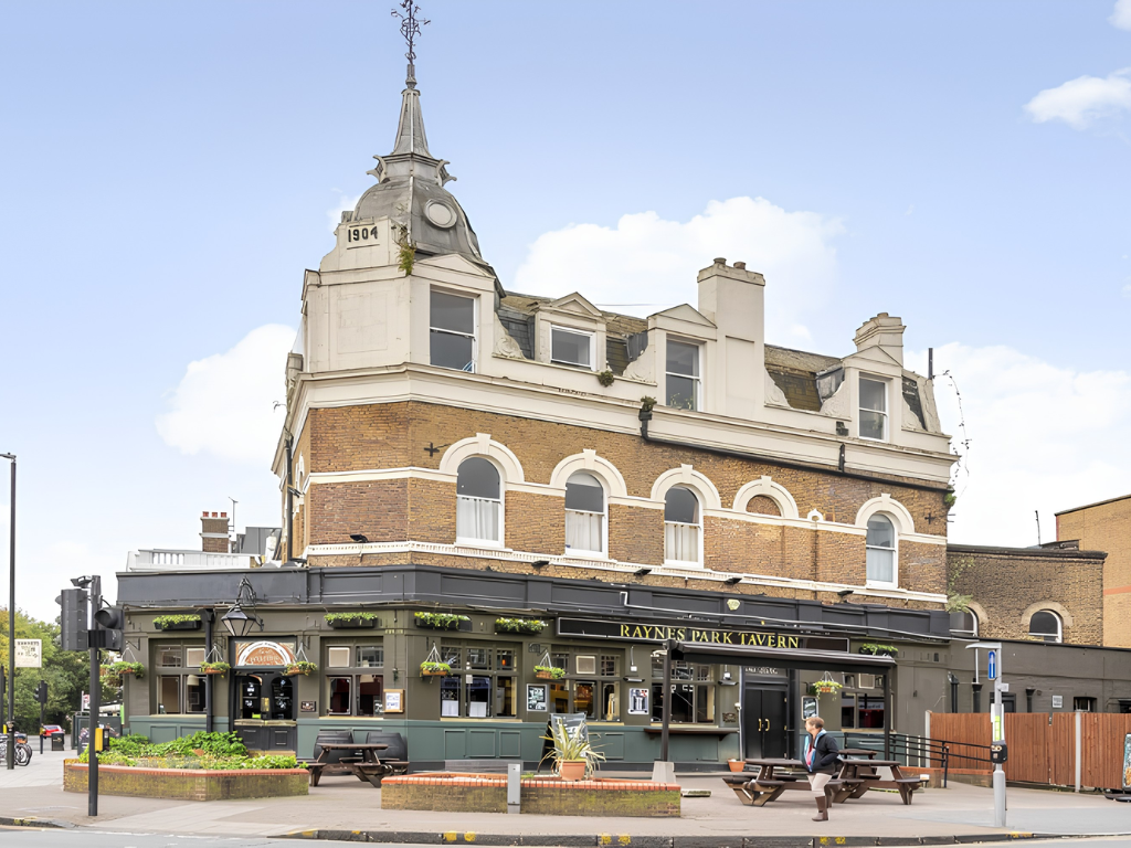 building in raynes park, UK
