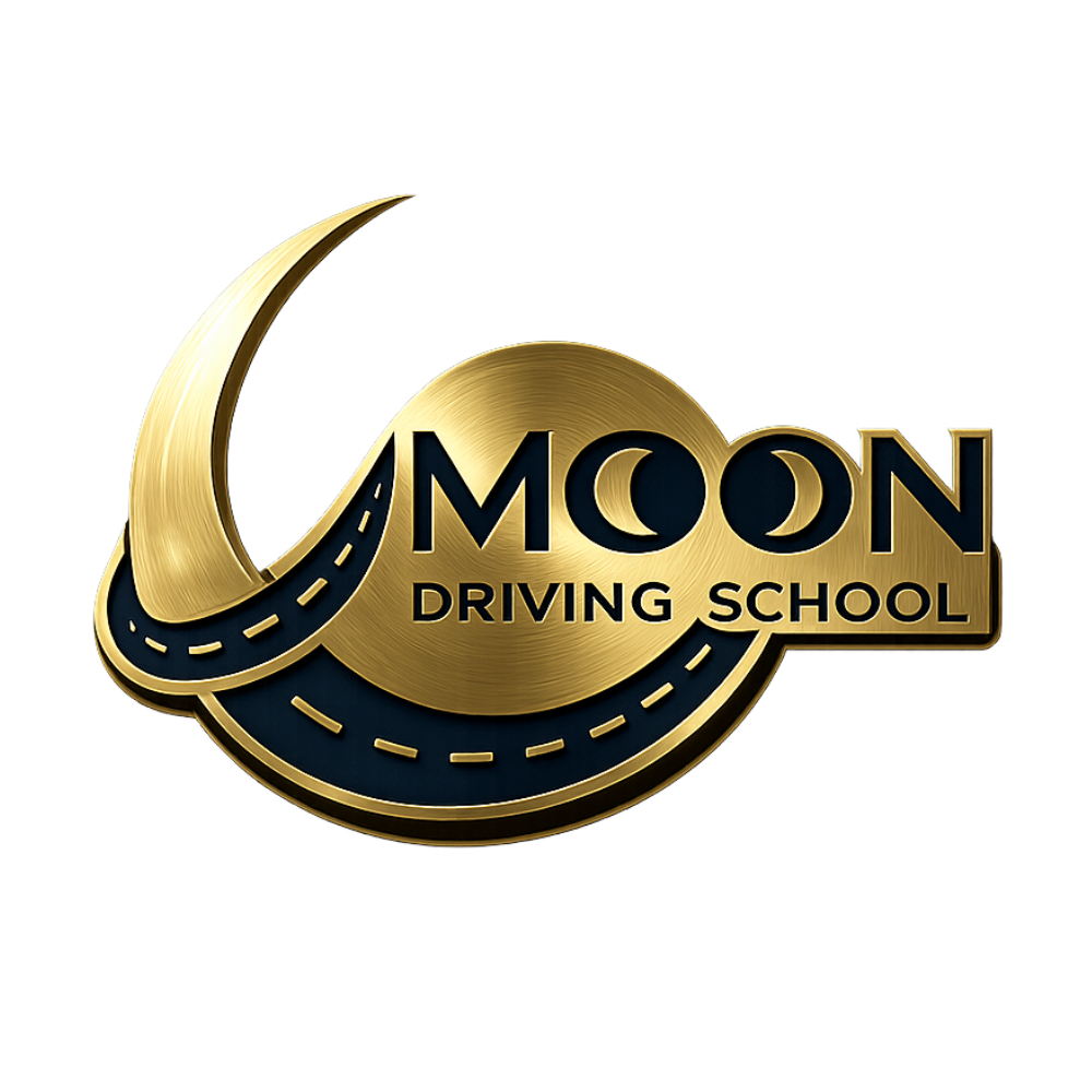 Moon Driving School Logo